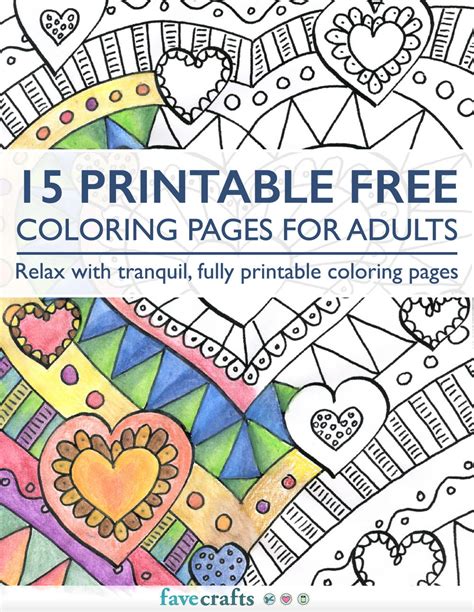 printable  coloring pages  adults  favecraftscom