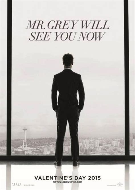 here s the first official poster for 50 shades of grey