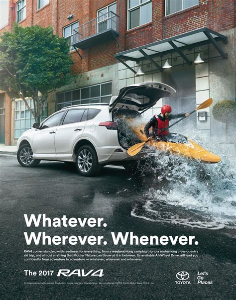 toyota adventure  car advertising design ads creative car print ads
