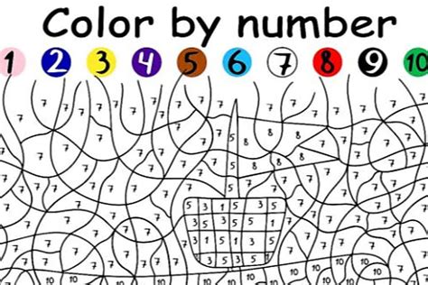 color  numbers activity pages  kids  fun  vrogueco