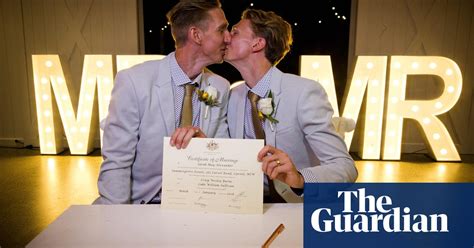 Australias First Same Sex Weddings – In Pictures Life And Style