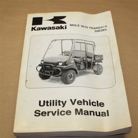 Kawasaki 2007 Kaf950 Mule 3010 Trans 4x4 Diesel Factory Service Manual