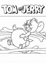 Jerry Tom Coloring Pages Printable Cartoon sketch template