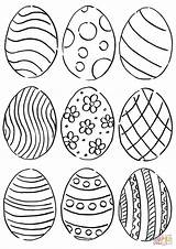 Easter Coloring Eggs Pages Pattern Kids Printable Egg Color Adults Coloringpagesonly Print Drawing Unique Drawings Paper Crafts sketch template