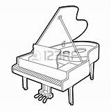 Piano Outline Clipart Drawing Icon Isometric Grand Harpsichord Vector Illustration Stock Style Clip Getdrawings Clipartmag Paintingvalley Webstockreview sketch template