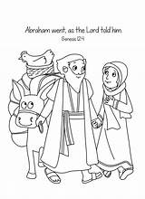 Abraham Coloring Faithful sketch template