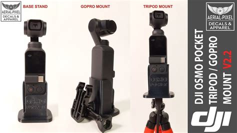 dji osmo pocket tripod  gopro mount version  whats  youtube