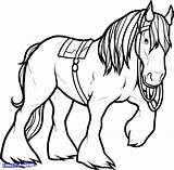 Clydesdale Shire Clipartmag Justcoloringbook sketch template