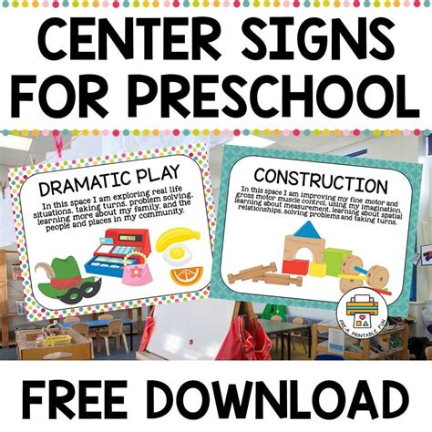 preschool center labels  printable printable templates  nora