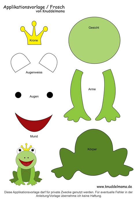 froschvorlage frog crafts frog template preschool crafts