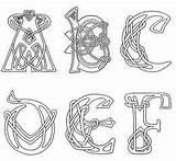 Alphabet Knot Keltische Familyfriendlywork sketch template