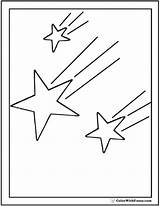 Star Coloring Shooting Pages Stars Pdf Printable Colorwithfuzzy sketch template