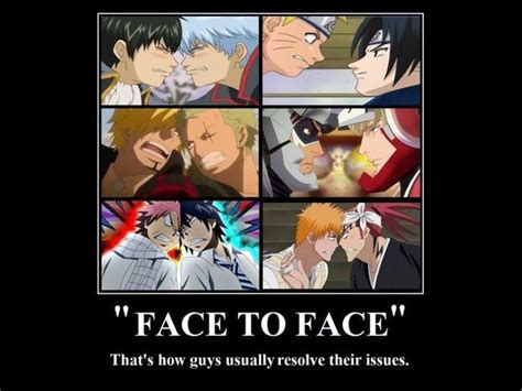 face  face anime crossover anime otaku anime