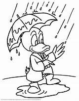 Rainy Coloring Pages Print sketch template