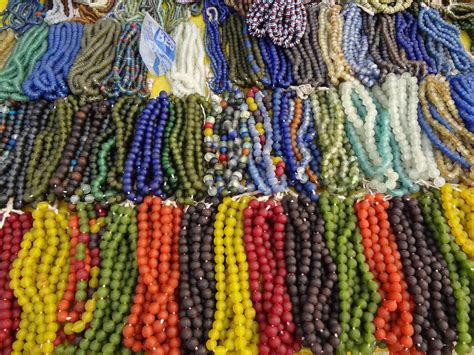 barbaraellen shop local  global traditional glass beads  ghana