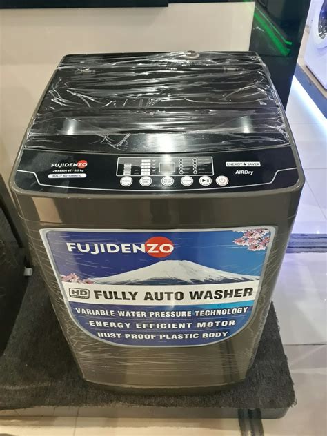 fujidenzo fully automatic washing machine top load inverter  inverter kg kg kg tv