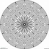 Coloring Pages Geometry Sacred Printable Getcolorings Geo Adults sketch template
