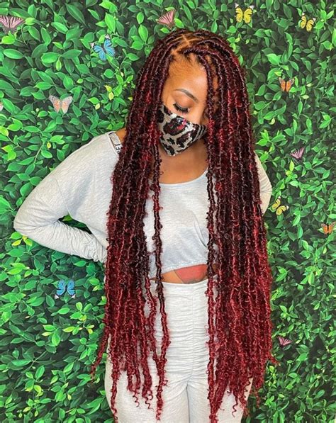 faux locs styles    glossychic