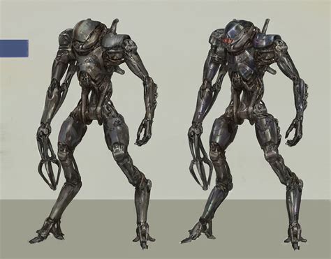 cghubcom networking  entertainment alien robot  digital sci fi illustration