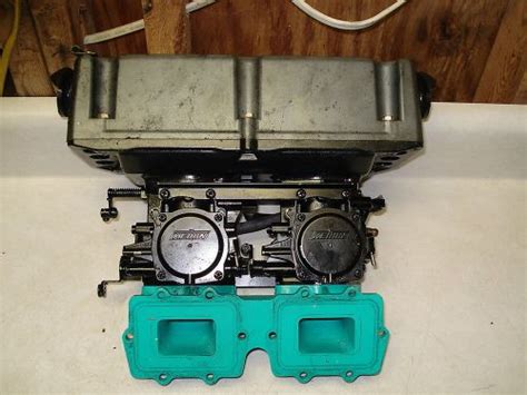 buy kawasaki  zxi sxi dual carburetors intake manifold air filter  grand ledge michigan