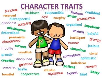 neutral character traits  character traits  fabulous resource
