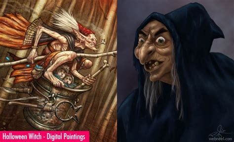 Beautiful Halloween Witch Paintings For Your Inspiration