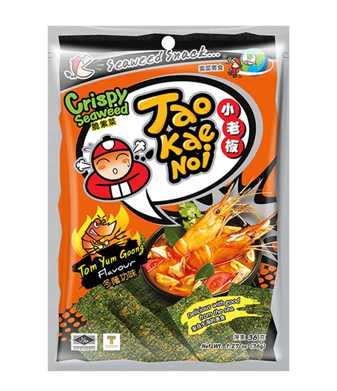 tao kae noi crispy seaweed tom yum goong flavour