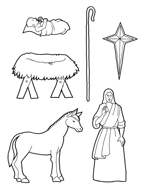 printable nativity figures