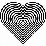 Heart Coloring Pages Hearts Zebra Print Clipart Stripe Mandalas Paste Copy Clip Colouring Pattern Big Cliparts Valentine Stripes Sheets Printable sketch template