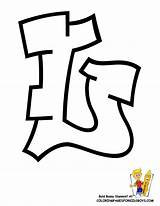 Coloring Graffiti Letter Pages Abc Alphabet Sheet Library Clipart sketch template