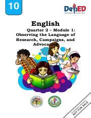 english  module   english quarter  module  observing