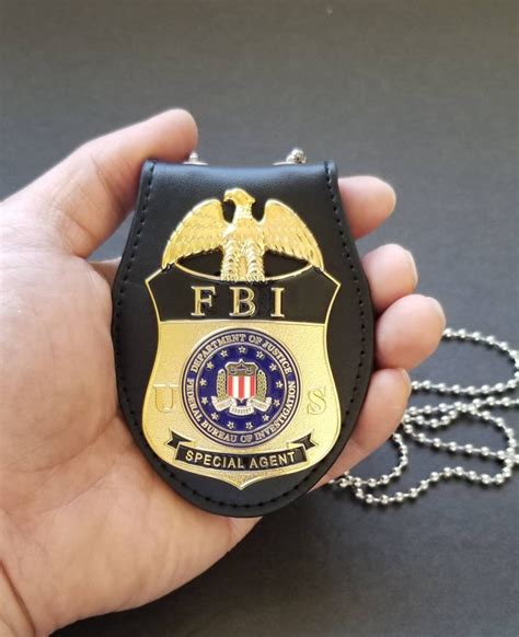 fbi special agent badge replica badge collectable badge etsy