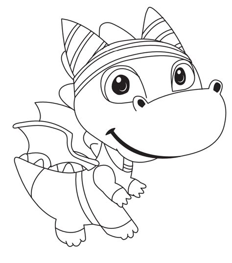 cute dragon coloring page  printable coloring pages  kids