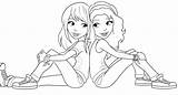 Coloring Pages Friends Two Friend Colouring Color Getcolorings Printable Print Getdrawings sketch template