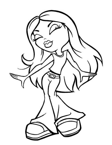 pin  alesia leach  bratz cute coloring pages mermaid coloring