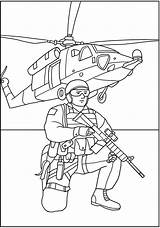 Coloring Seals Soldier sketch template
