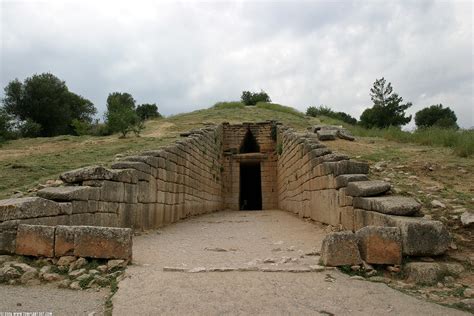 gr   view  beehive tomb  mycenae    flickr