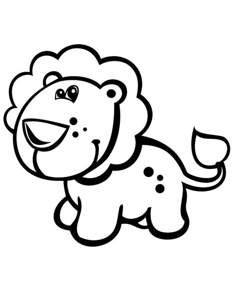 ideas  baby lion coloring pages home family style