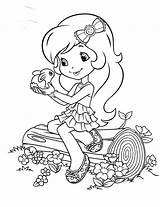 Coloring Shortcake Strawberry Girls Pages Fun Print sketch template