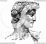 David Face Clipart Michelangelo Sketch Bestvector Royalty Pro Illustration Rf Notes Clipground Michelangelos sketch template
