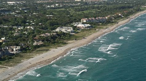 delray beach florida aerial stock footage   axiom images