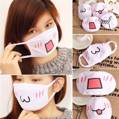 1pc Cute Anti Dust Mask Kpop Cotton Mouth Mask Kwaii Anime
