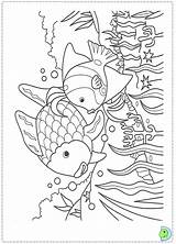 Coloring Fish Rainbow Dinokids Pages Close Book Tvheroes Print sketch template