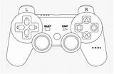 Joystick Manette Ps3 Playstation Pest Pngitem sketch template