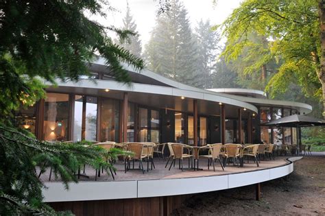 restaurant de boschvijver apeldoorn  netherlands architectuur terras restaurant
