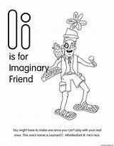 Coloring Imaginary Friend Pages Printable sketch template