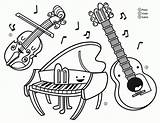 Coloring Instruments Pages Instrument Musical Music Drawing Color Printable Clipart Getdrawings Popular Library Getcolorings sketch template