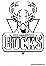 Bucks Basketball Browning Coloringhome sketch template