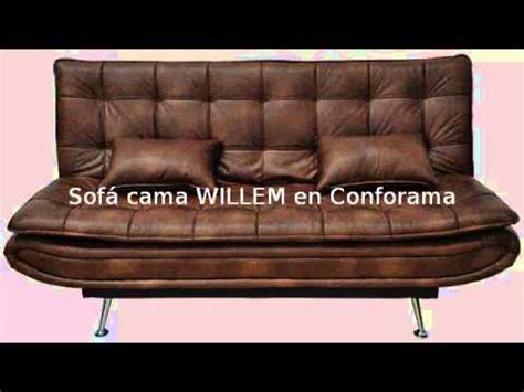 sofa cama willem en conforama youtube