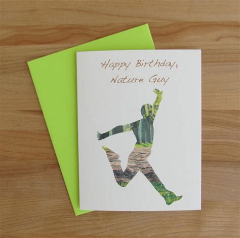 happy birthday nature guy nature lover birthday card